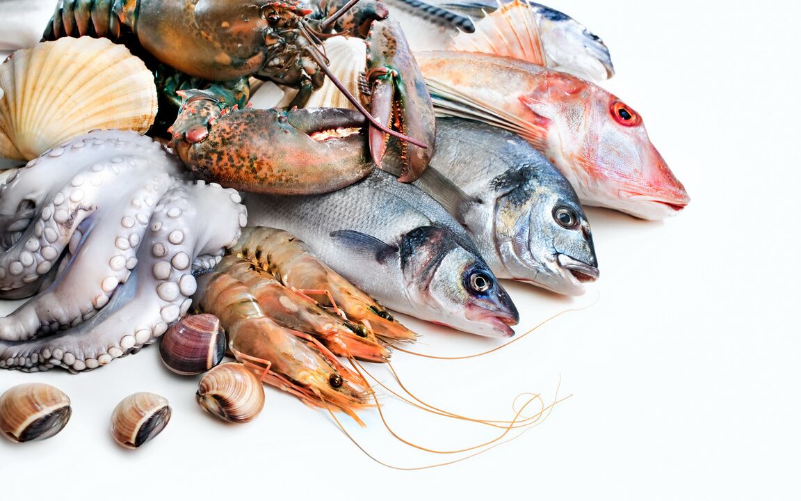 seafood for male potash