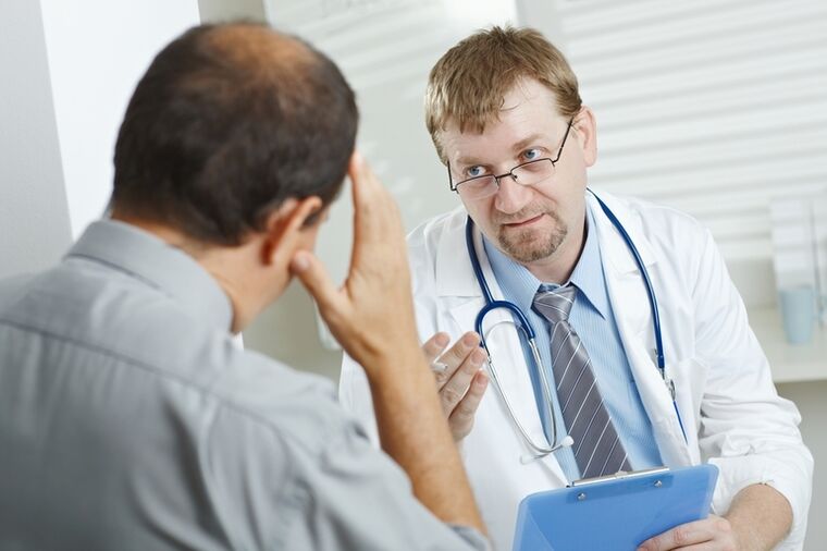 A man's appeal to a doctor in a timely manner will help to avoid problems