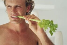 eating celery for arousal