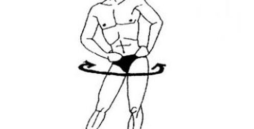 Rotation of the pelvis - simple but effective exercise for potency in men