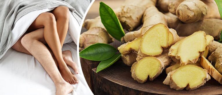 Ginger for men's power