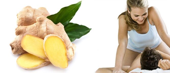 The benefits of ginger root for men's power