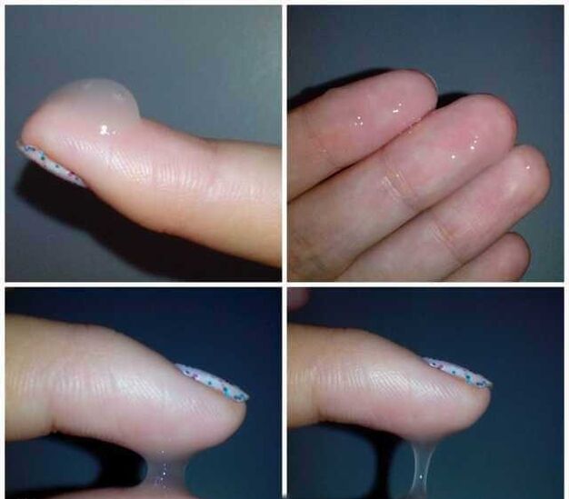 man's pre-seminal fluid during arousal